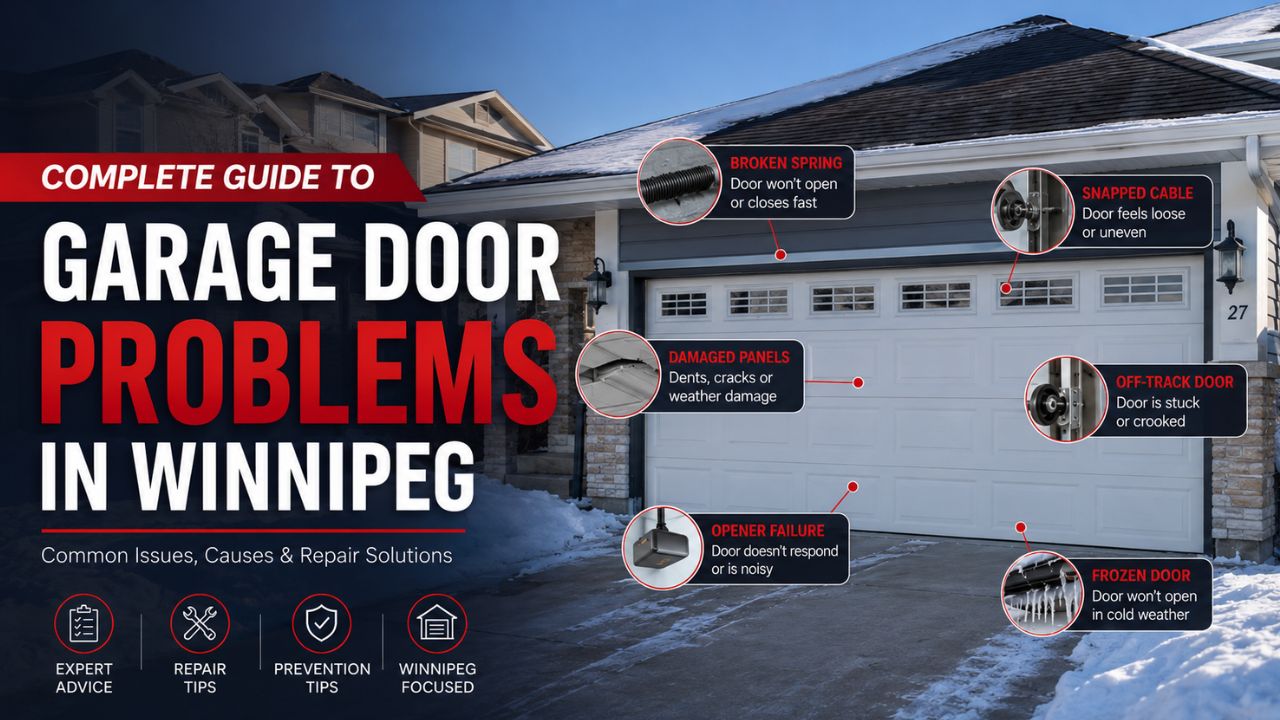 Garage Door Problems in Winnipeg