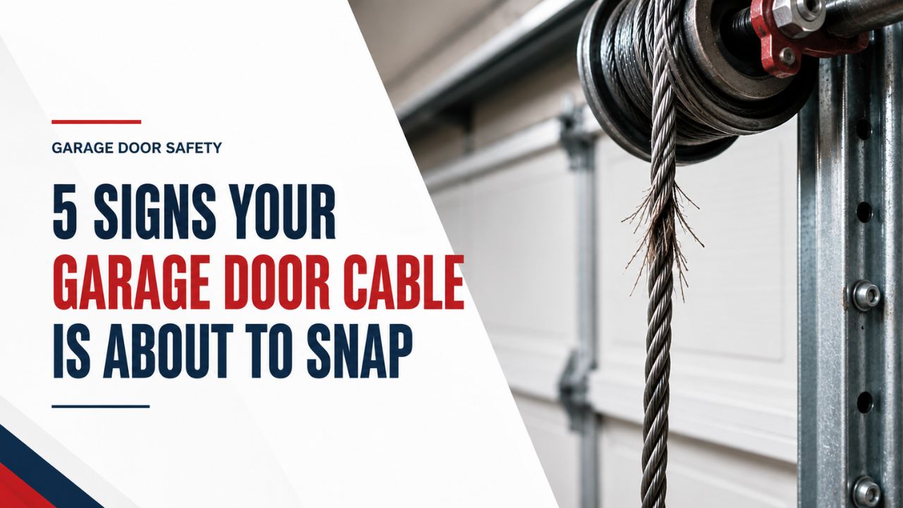 5 Signs Your Garage Door Cable is About to Snap
